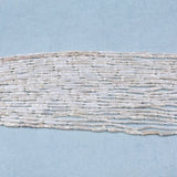 Biwa Pearl Strand Straight Drilled Toothpick Shape Small Size