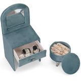 Small Sofa Makeup Mirror Jewelry Storage Organizer for Girl