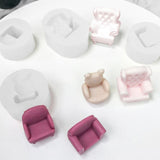 Small Sofa Silicone Mold for Resin Crafts