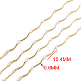 Stainless Steel Line Chains for Jewelry Making Bulk