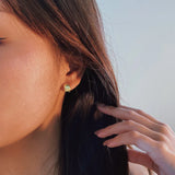 18K Real .925 Silver Ear-Bone Hoop Earring Charms