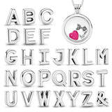 Small Tiny Letter Charms For Pendant Box Necklace Ring DIY