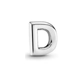 Small Tiny Letter Charms For Pendant Box Necklace Ring DIY