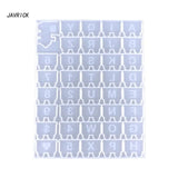 Small Train Alphanumeric Resin Mold Letter Home Decoration Mold Jewelry