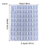 Small Train Alphanumeric Resin Mold Letter Home Decoration Mold Jewelry
