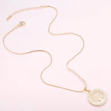 Tree of Life Rhinestone Pendant Necklace for Women