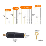 USB Handheld Micro Drill 10pcs Bits Dc5V L Pins