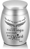 Small Angel Wings Cremation Urn for Ashes