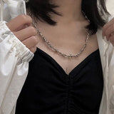 Wire Brambles Iron Choker Necklace Unisex Gothic Punk Style Bracelet