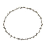 Wire Brambles Iron Unisex Choker Necklace Gothic Punk Style Thorns Chain