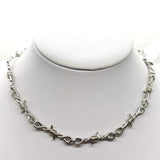 Wire Brambles Iron Unisex Choker Necklace Gothic Punk Style Thorns Chain