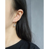 Round Ball Earrings 925 Sterling Silver Ear Hook