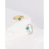 925 Silver Fried Dough Twists Earrings with Zircon Inlay