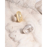 Small Single Row Zircon Earrings, 925 Sterling Silver