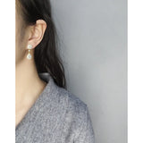 Versatile Zircon & Silver Glitter Earrings, 925 Sterling Silver