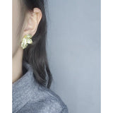 Nobisson Plant Earrings 925 Sterling Silver Female Earrings