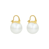 Small & Versatile Kettlebell Cotton Pearl Earrings 925 Sterling Silver