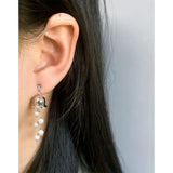 Orchid Valley Pearl Earrings 925 Sterling Silver Female Earrings