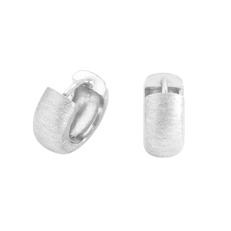 Minimal Geometric Arc Earrings 925 Sterling Silver