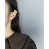 Silver Diamond Earrings 925 Sterling Silver