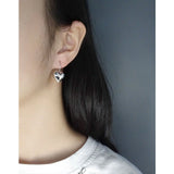 Minimal Versatility Bangbang Love Earrings 925 Sterling Silver