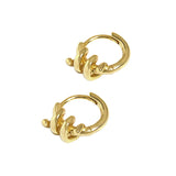 925 Sterling Silver Coil Spring Earrings, Personalized Design