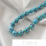 Multicolor Strawberry Glass Beads DIY Necklace Bracelet Hand Material
