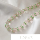 Multicolor Strawberry Glass Beads DIY Necklace Bracelet Hand Material