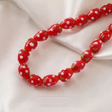 Multicolor Strawberry Glass Beads DIY Necklace Bracelet Hand Material