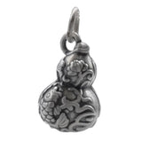 S999 Silver Jewelry, Carp Lotus, DIY Bracelet Accessories, Silver Gourd Pendant