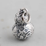 S999 Silver Jewelry, Carp Lotus, DIY Bracelet Accessories, Silver Gourd Pendant