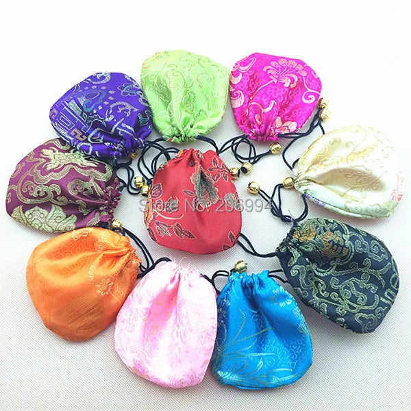 Small Bag Jewelry Box Beads Bag Buddha Card Bag 10pc/lot
