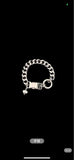 Button Clavicle Chain, Titanium Steel Short Necklace