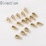 14K inlaid zircon melon seed buckle plum blossom pearl pendant DIY Bracelet