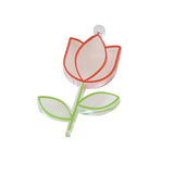 Hand-painted Tulip Flower Pendant DIY Jewelry Earrings Accessories