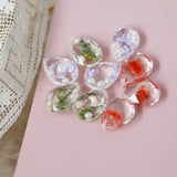 Forest Plant Water Drop Pendant Earring Accessory DIY Material