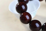 Small Leaf Red Sandalwood Bracelet 108 Beads Men Women