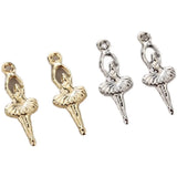 Mini Ballet Girl Pendant for DIY Earrings
