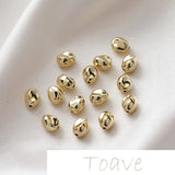 Mini Wild Golden Peas Beads Resin DIY Necklace Earrings