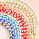 Mushroom Glass Beads Glaze DIY Loose Beads for Jewelry Making