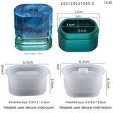 Epoxy Resin Silicone Mold for DIY Bluetooth Headset Jewelry Box
