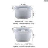 Epoxy Resin Silicone Mold for DIY Bluetooth Headset Jewelry Box