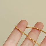 Sphere Ball Beads Elastic Bracelet Stainless Steel Minimalist Waterproof Jewelry
