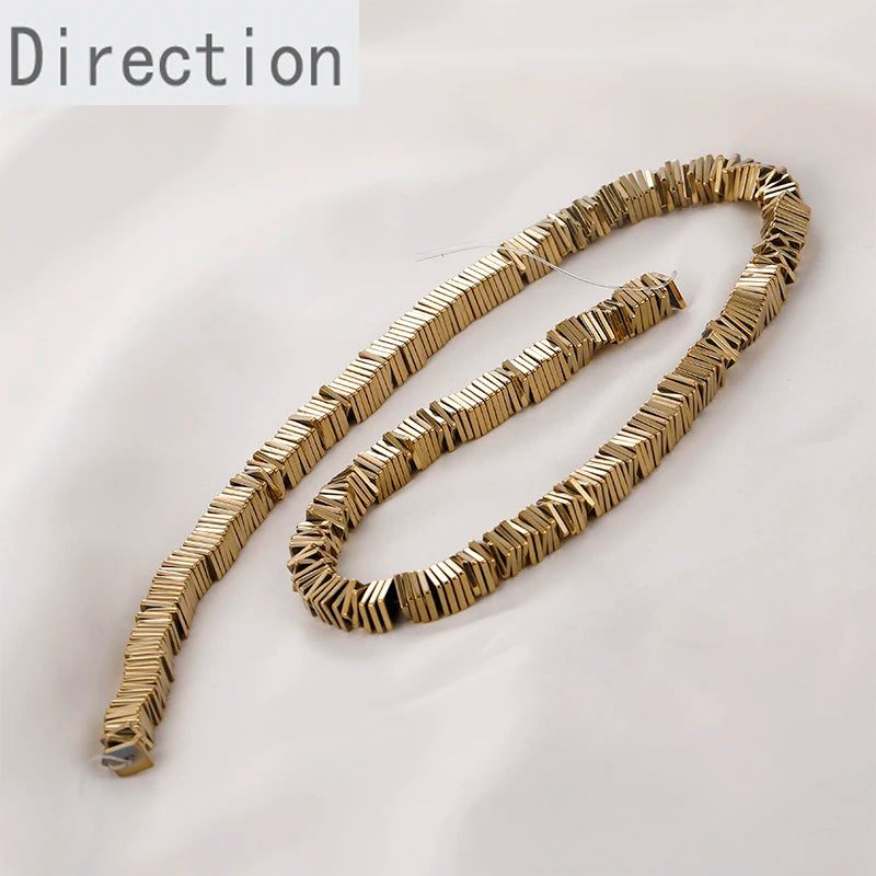 Gallstone Spacer DIY Beaded Jewelry Material for Bracelet Necklace