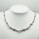Wire Brambles Iron Unisex Choker Necklace Gothic Punk Style