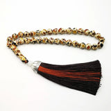 Tasbih Resin Rosary Prayer Beads Misbaha with Cotton Tassel Ramadan