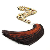 Tasbih Resin Rosary Prayer Beads Misbaha with Cotton Tassel Ramadan