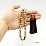 Tasbih Resin Rosary Prayer Beads Misbaha with Cotton Tassel Ramadan