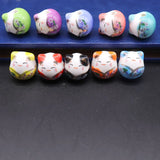 15mm Fortune Cat Ceramic Beads For Jewelry Making