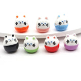 15mm Fortune Cat Ceramic Beads For Jewelry Making